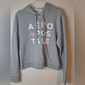 AEROPOSTALE gray hoodie size large